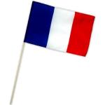 Flag of France 30 x 45 cm with Rod