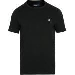 Fred Perry Ringer Crew Neck Tee Black