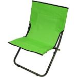 Fridani BCG XL Beach Chair Camping Chair Green Folding Chair with Carry Handle Breathable Garden Chair