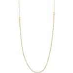 Friends Crystal Chain Necklace Gold-Plated Gold Pilgrim