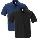 Mørkeblå Fristads Kortærmede polo shirts i Polyester med korte ærmer Størrelse 3 XL til Herrer på udsalg 