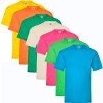 Retro Fruit of the Loom Bæredygtige T-shirts med rund hals i Jersey med Øko-Tex med rund udskæring Størrelse 3 XL til Herrer 