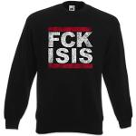 Fuck Isis Sweatshirt Pullover Sweater - Fck Run Dmc Pro Islam Pro Muslim Anti Terror Style Stop Is Sizes S - 5xl