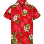 Røde Hawaiiskjorter Button down Størrelse XL til Herrer 