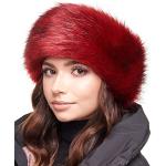 Rødt Vinter Hovedbeklædning i Fleece Størrelse XL til Damer 