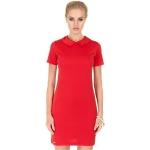 Røde Elegant Aftenkjoler med korte ærmer Størrelse XL til Damer 