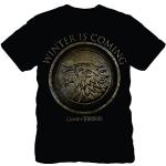Sorte Game of Thrones Vinter T-shirts Størrelse XL til Herrer 