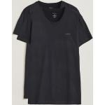 Sorte Gant T-shirts med rund hals i Bomuld med rund udskæring Størrelse XL til Herrer 