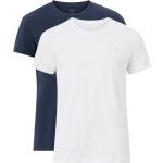 Hvide Gant T-shirts med rund hals i Bomuld med rund udskæring Størrelse XXL 2 stk til Herrer 