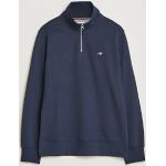 Blå Gant Shield Sweaters i Bomuldsblanding Størrelse XL til Herrer 