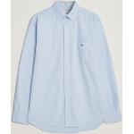 Lyseblå Gant Oxford skjorter i Bomuld Størrelse XL til Herrer 