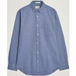 Blå Gant Oxford skjorter i Bomuld Størrelse XL til Herrer 