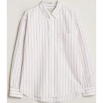Hvide Gant Økologiske Bæredygtige Casual fit skjorter i Bomuld Størrelse XL med Striber til Herrer 