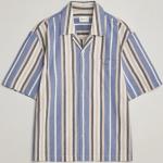 Flerfarvede Gant Kortærmede skjorter i Bomuld med korte ærmer Størrelse XL med Striber til Herrer 