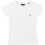 Hvide Gant T-shirts i Bomuld Størrelse XL på udsalg 