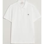 Hvide Gant Kortærmede polo shirts med korte ærmer Størrelse XL til Herrer 