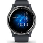 Garmin Venu 2 GPS smartwatch med granitblå silikonerem