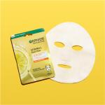GARNIER Vegane Sheet ansigtsmasker til sensitiv hud mod Anti dullness til Hydration med Ascorbinsyre á 28 ml til Damer 