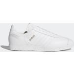 Hvide adidas Gazelle Sportssko i Læder Størrelse 40 til Herrer 
