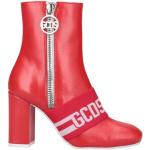 Røde Gcds Læderstøvler i Læder blokhæle Størrelse 41 til Damer på udsalg 