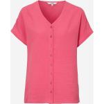 Pinke Bluser med korte ærmer Størrelse XL til Damer på udsalg 