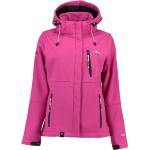 Pinke Geographical Norway Softshell jakker i Polyester Størrelse XL til Damer på udsalg 