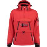 Røde Geographical Norway Softshell jakker i Softshell Størrelse XL til Herrer på udsalg 