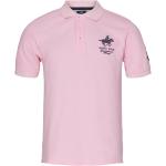 Pinke Geographical Norway Polo shirts i Bomuld Størrelse XL til Herrer på udsalg 