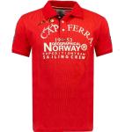 Røde Geographical Norway Polo shirts Størrelse XL til Herrer på udsalg 