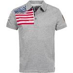 Geographical Norway Kangaroo Men's Polo Shirt grey Blended Grey Size:FR : XXL (Taille Fabricant : XXL)