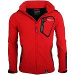 Røde Vandtætte Vindtætte  Geographical Norway Softshell jakker i Softshell Størrelse XL med hætte 