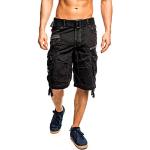 Geographical Norway men's people cargo shorts (People) - Black , size: s