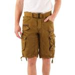 Geographical Norway men's people cargo shorts (People) - khaki, size: s