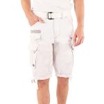 Geographical Norway men's people cargo shorts (People) - White, size: m