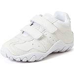 Hvide Geox Sneakers i Læder Størrelse 29.5 til Drenge 