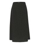 Sorte Elegant Midi Gestuz Nederdele Størrelse XL med Prikker til Damer på udsalg 