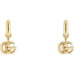 GG Running yellow gold earrings