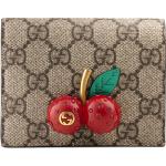 GG Supreme card case wallet with cherries