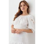 Gina Tricot - Broderie anglaise top - Toppe- White - L - Female
