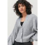 Gina Tricot - Cardigan Rosie Knitted - Grå - 46