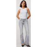 Grå Gina Tricot Lavtaljede jeans i Bomuld Størrelse XL til Damer på udsalg 