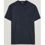Blå Armani Giorgio Armani Kortærmede t-shirts med korte ærmer Størrelse XL til Herrer 