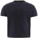Blå Armani Emporio Armani T-shirts Størrelse XL til Herrer 