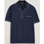 Blå Armani Giorgio Armani Kortærmede polo shirts med korte ærmer Størrelse XL til Herrer 