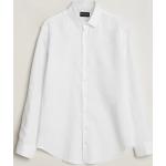Hvide Armani Giorgio Armani Langærmede skjorter Størrelse XL til Herrer 