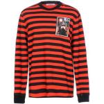 Røde Givenchy Sweatshirts i Fleece Størrelse XL med Striber til Herrer 