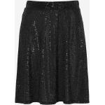 Sorte Korte Korte nederdele med Glitter Størrelse XL til Damer på udsalg 