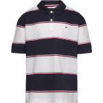 Flerfarvede Tommy Hilfiger Kortærmede polo shirts med korte ærmer Størrelse XL med Striber 