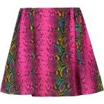 Fuchsia Korte VERSACE Korte nederdele i Polyester Størrelse XL med Slangeprint til Damer på udsalg 