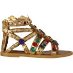 Dolce & Gabbana Sommer Gladiator sandaler i Læder Størrelse 37 til Damer på udsalg 